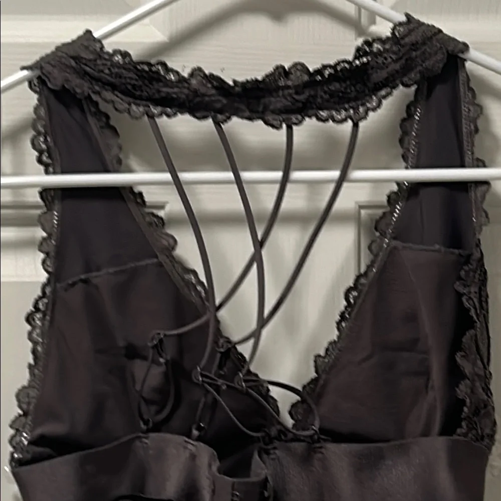 Victoria Secret Pink Elegant Brown Lace Bralette Size Medium - Picture 7 of 13